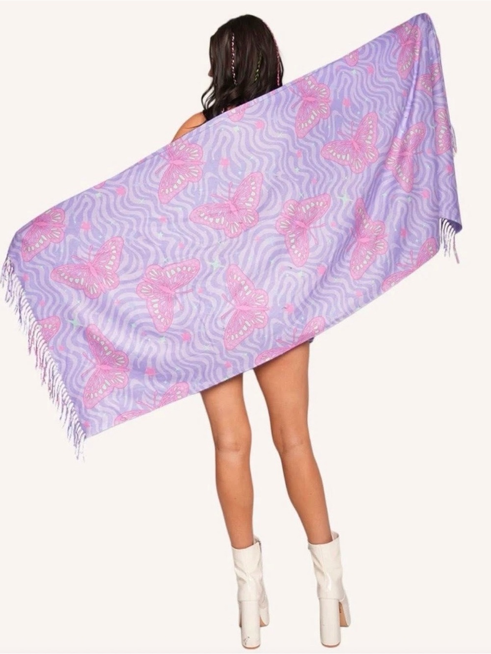 butterfly pashmina
